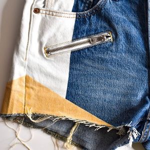 Color block Levi's 501 Shorts